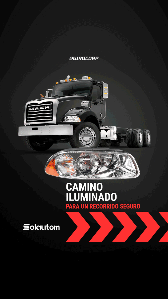 GiroCorp's tweet photo. Ilumina tu camino al andar. 🚛

Consigue aquí piezas para tu camión, de las principales marcas a nivel internacional. https://t.co/MhKL6ySM5D