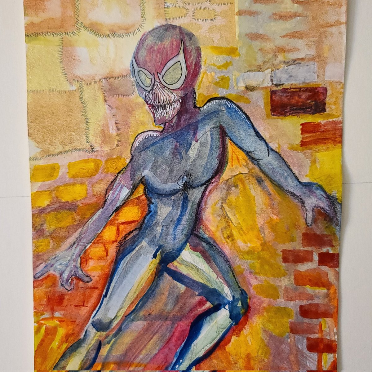 sweetpaintattoo's tweet photo. First piece of the year.
1/23
Nwe Watercolor Set!
№1
#Art #MikeWiley #Spidey https://t.co/McQj0Vw5JG