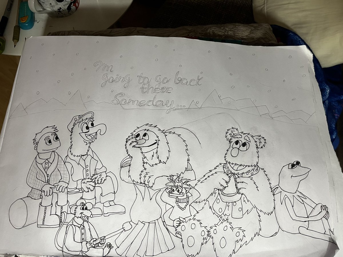 ItsMollyClews's tweet image. Lil update! The gang have been lined and we’ve now got Pepe and Rizzo in the mix! First time drawing those two guys too!🙈❤️ #Muppets #muppetwt
