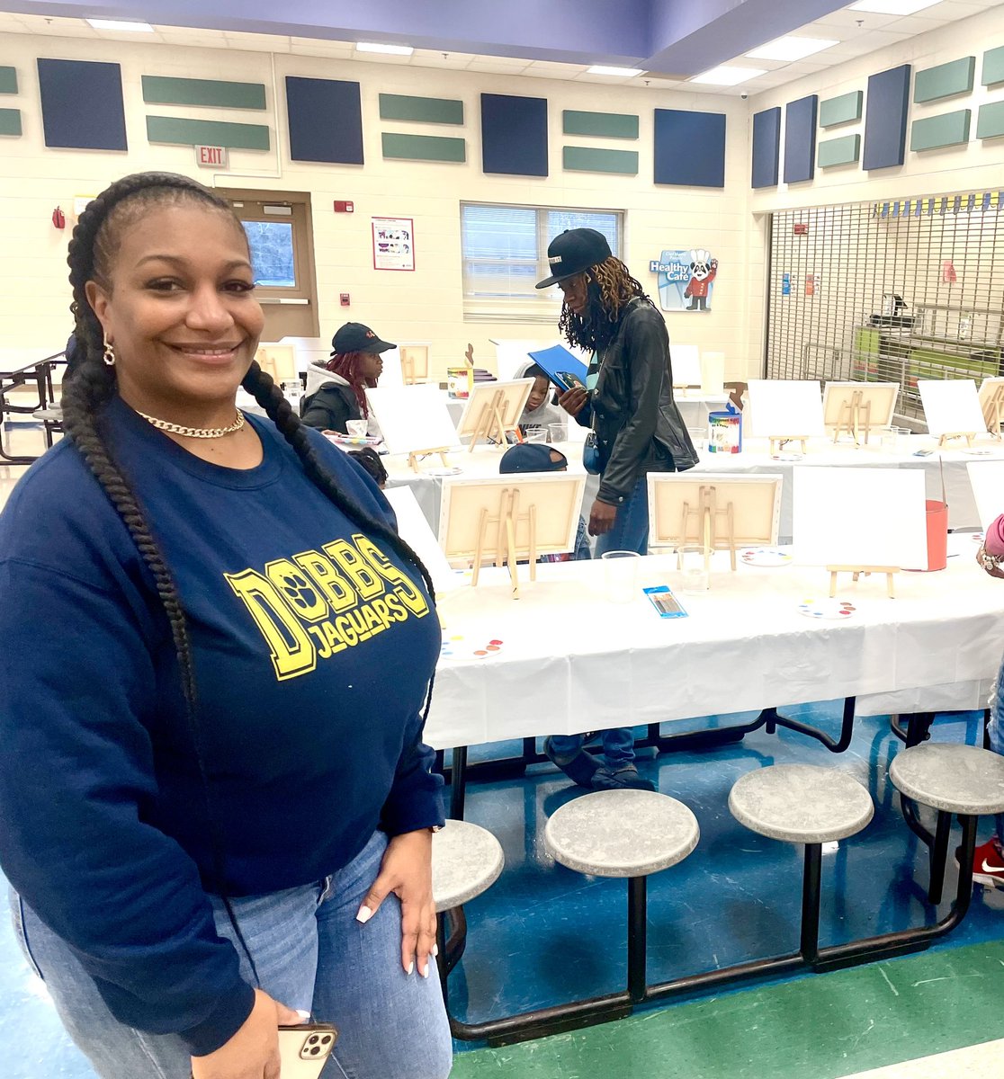 APSIDDRWilliams's tweet photo. Happening now! Sip-n-Paint at @APSDobbs! Thank you @redefineEDATL and Parent Liaison Hutchins for making it happen. Such a reflection of the strong leadership from
@tragin761 @DrQualynKM and @LiteracyLover08! https://t.co/wl55fBBwQ1