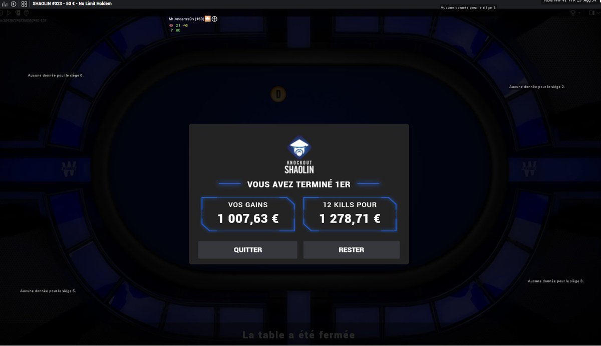 La voila la première perf sous mes nouvelles couleurs ! Un beau Shaolin bien dodu 😃 En espérant que ce soit la première d’une longue série ! #keepworking <a href="/Winamax/">Winamax Poker 🔞</a>