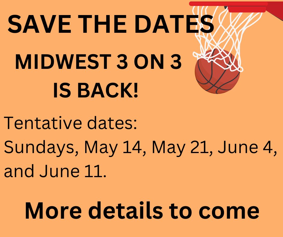 A great deal of fun is coming this to Buffalo!  Last year was such a success we are looking to host another 3 on 3.  Save the dates!