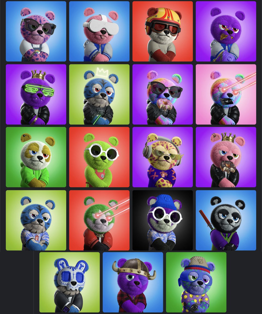 So happy to be a part of the @CultureCubsNFT Family! 2023 is off to a big start for them! <a href="/PledgeMint/">Pledge Mint - Beta</a>™ Trademarked finally! New website up and running culturecubs.io
Can't wait to see what more they have in store for us! 
Look how pretty they are!
#NFT #NFTCommunity