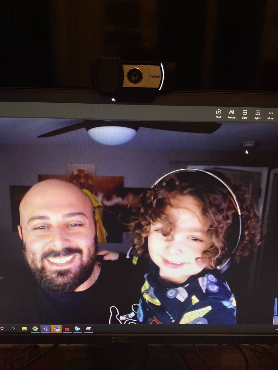 All smiles from a Father &amp; son TEAM as they enjoy the “Snow Day” working together ⁦<a href="/RocketCompanies/">Rocket Companies</a>⁩