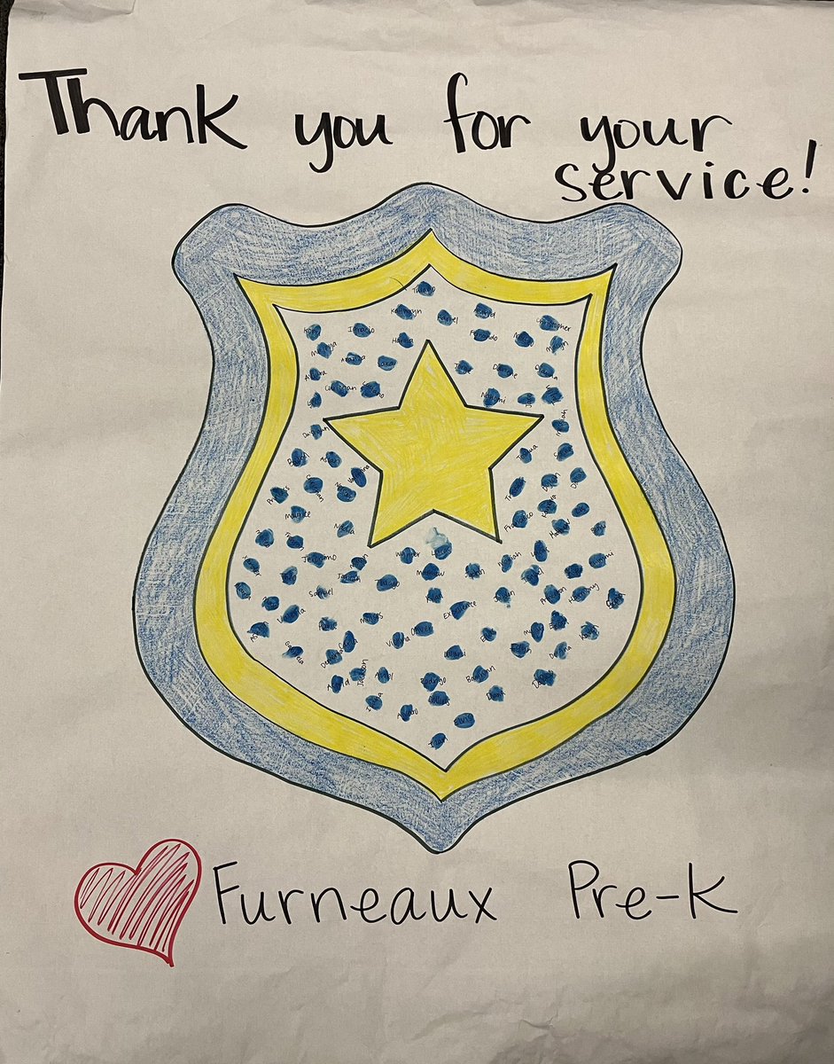 CarrolltonTXPD's tweet photo. Furneaux Elementary’s pre-kindergarten class has a bright future! We sang, we danced, and we learned what community helpers do for their communities. 

Thank you for the cute poster!! 
#cfbisd#community @CPDTXChief https://t.co/helIcx4XQQ