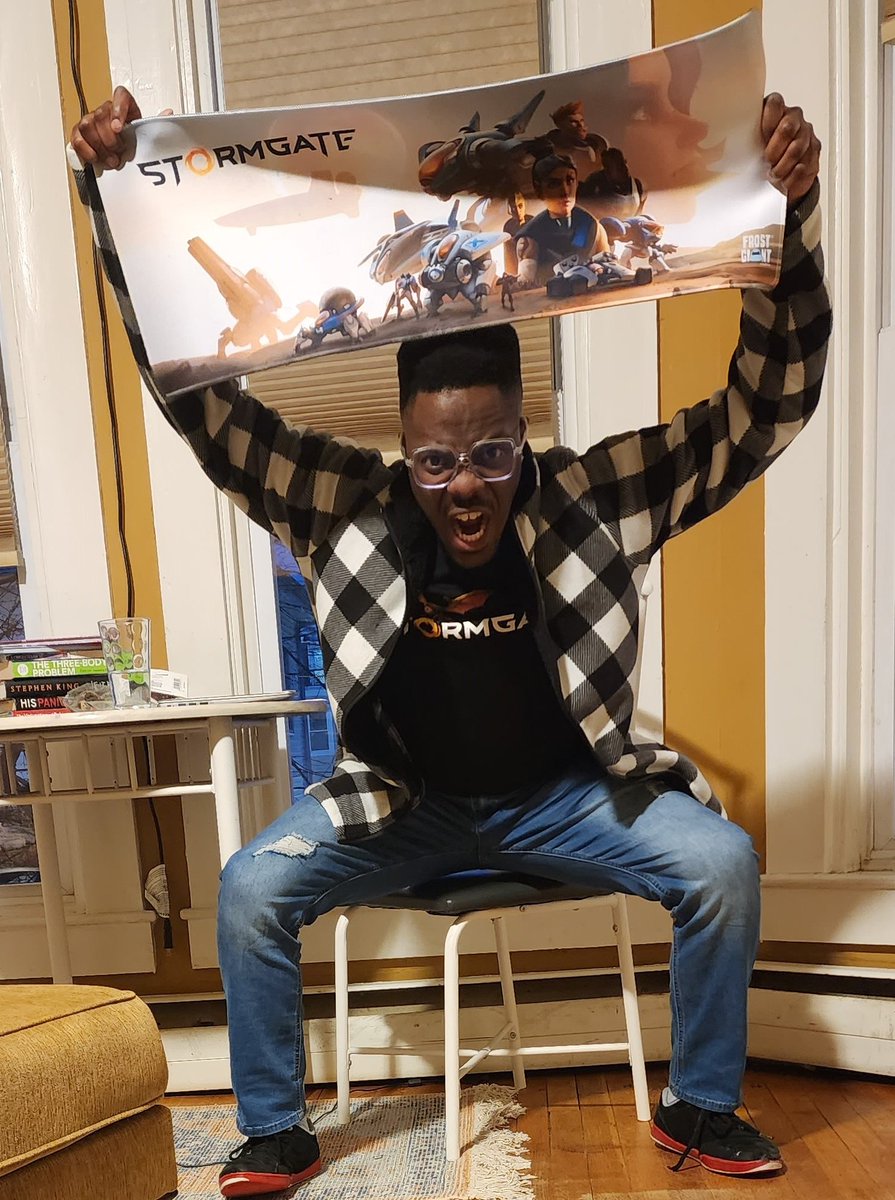 TeamTemp0's tweet photo. Thank you SO much for this care package @Frost_Giant !! Much love to one of my favorite people in the world, Cara <3. This year is gonna be the rebirth of RTS, BET ON THAT! @GatesofPyre <3's @PlayStormgate  👊😀😀😀👊 https://t.co/wA3xGezhVf