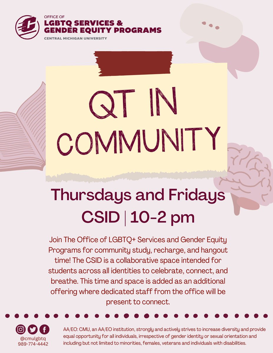 CMU LGBTQ Services/Gender Equity Programs tweet media