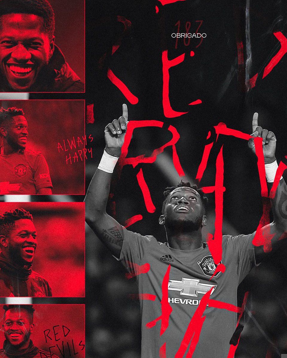 After a great victory, time to celebrate such an expressive milestone in my career. Proud to be the Brazilian with the most games in the history of Manchester United. Thanks God!