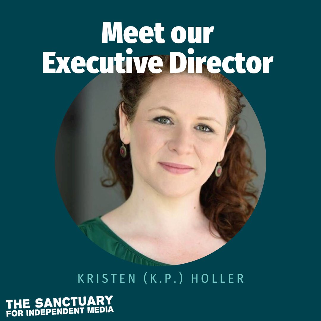 We are excited to announce the appointment of Kristen (K.P.) Holler as our new executive director! K.P. joined the staff on January 3 and is already hard at work. After 18 years as executive director, Steve Pierce has passed the baton. Read press release: mediasanctuary.org/wp-content/upl…