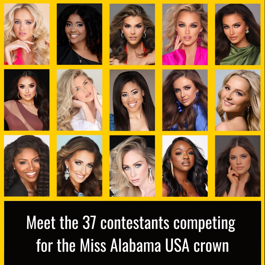 Miss Alabama USA 2023, 37 women