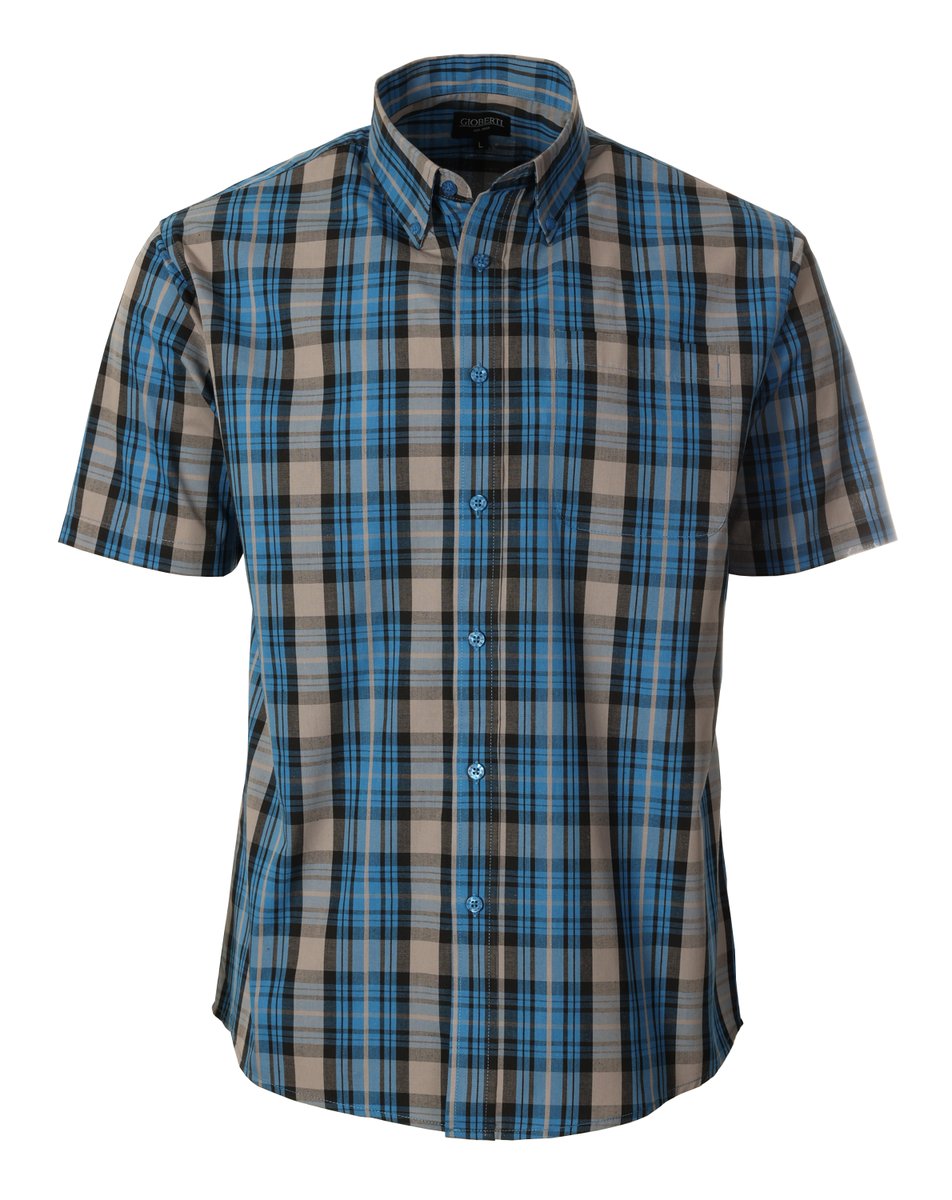 Gioberti Men's Plaid Short Sleeve Shirt, Blue/Cream/Black on Sale at Zero Ten Corp.

Shop online at gioberti.com/collections/me…

#mensflannel #mensshirts #flannelshirt #mensfashion #mensstyle #newarrivals #shoplocalbusiness