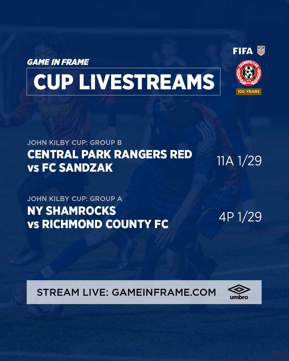 The first livestreams of 2023, two cracking Kilby Cup group games 🏆