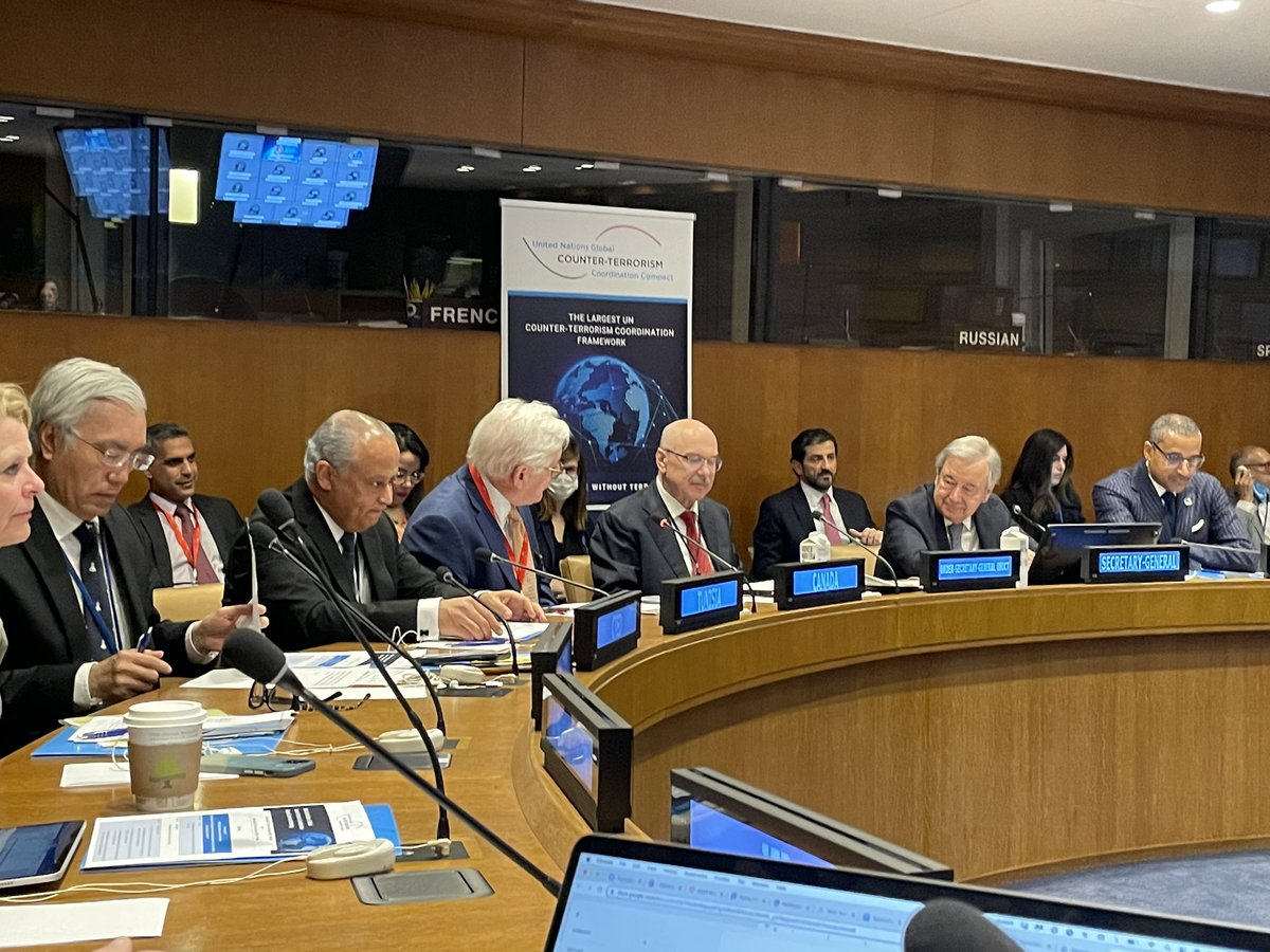 As sole #HumanRights #CivilSociety organisation, I spoke at the @un #CounterTerrorism Compact Coordination Committee, highlighting the need for human rights compliant CT. “Security without #rights is meaningless and #rights advance security” @antonioguterres @UN_OCT @NiAolainF
