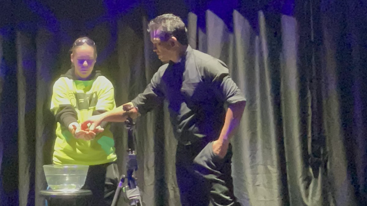 JonBlackAdmin's tweet image. @jasonlatimer performed and presented @MorenoValleyUSD as part of our Professional Development guest speaker series. #mvusdsparkles #impossiblescience