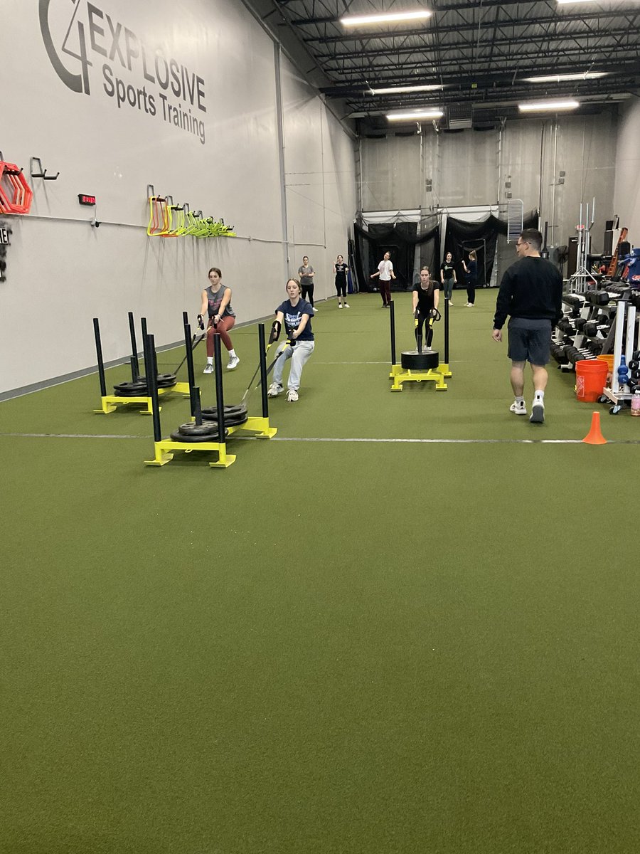 Gainesville Softball putting in the work.