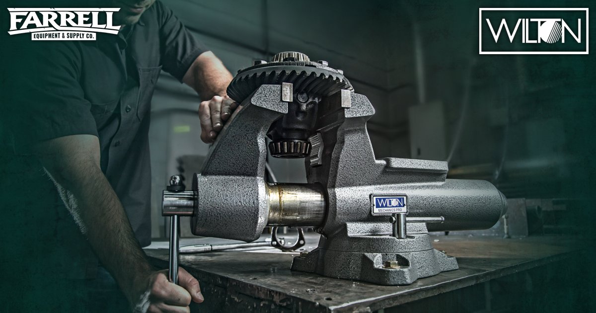 FarrellEquip's tweet image. Looking for a durable, bench vise for your workshop?

Get a @Wilton_Tools vise that provides a secure and stable clamping surface that you mount to your workbench.

Shop Now: farrellequipment.com/wilton/

#FarrellEquipment #WiltonTools #WiltonVise