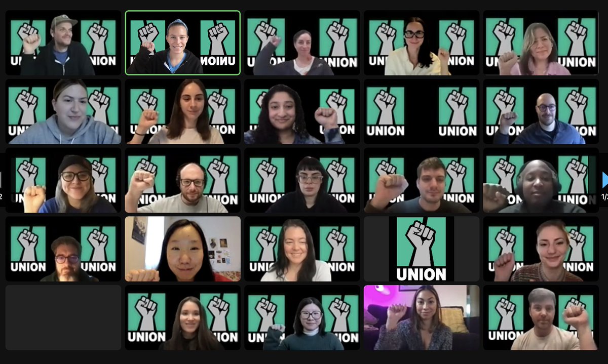 HuffPostUnion's tweet image. Our unit is engaged, united and ready to stand strong until we get a fair contract that moves us all forward — tell BuzzFeed CEO Jonah Peretti you&apos;re with us: actionnetwork.org/letters/help-w…