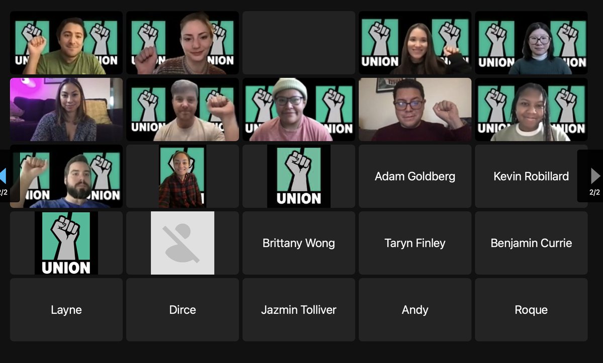 HuffPostUnion's tweet image. Our unit is engaged, united and ready to stand strong until we get a fair contract that moves us all forward — tell BuzzFeed CEO Jonah Peretti you&apos;re with us: actionnetwork.org/letters/help-w…