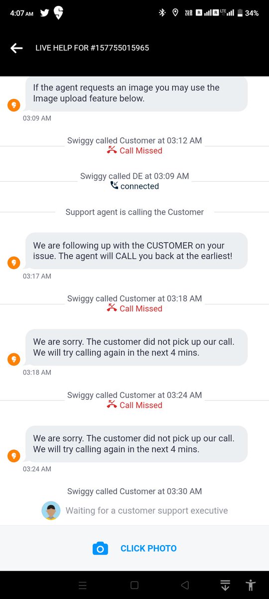 abhinavth07's tweet photo. @Swiggy Phle coustomer care accha krlo company chalani h too https://t.co/Uf4NynyzxT