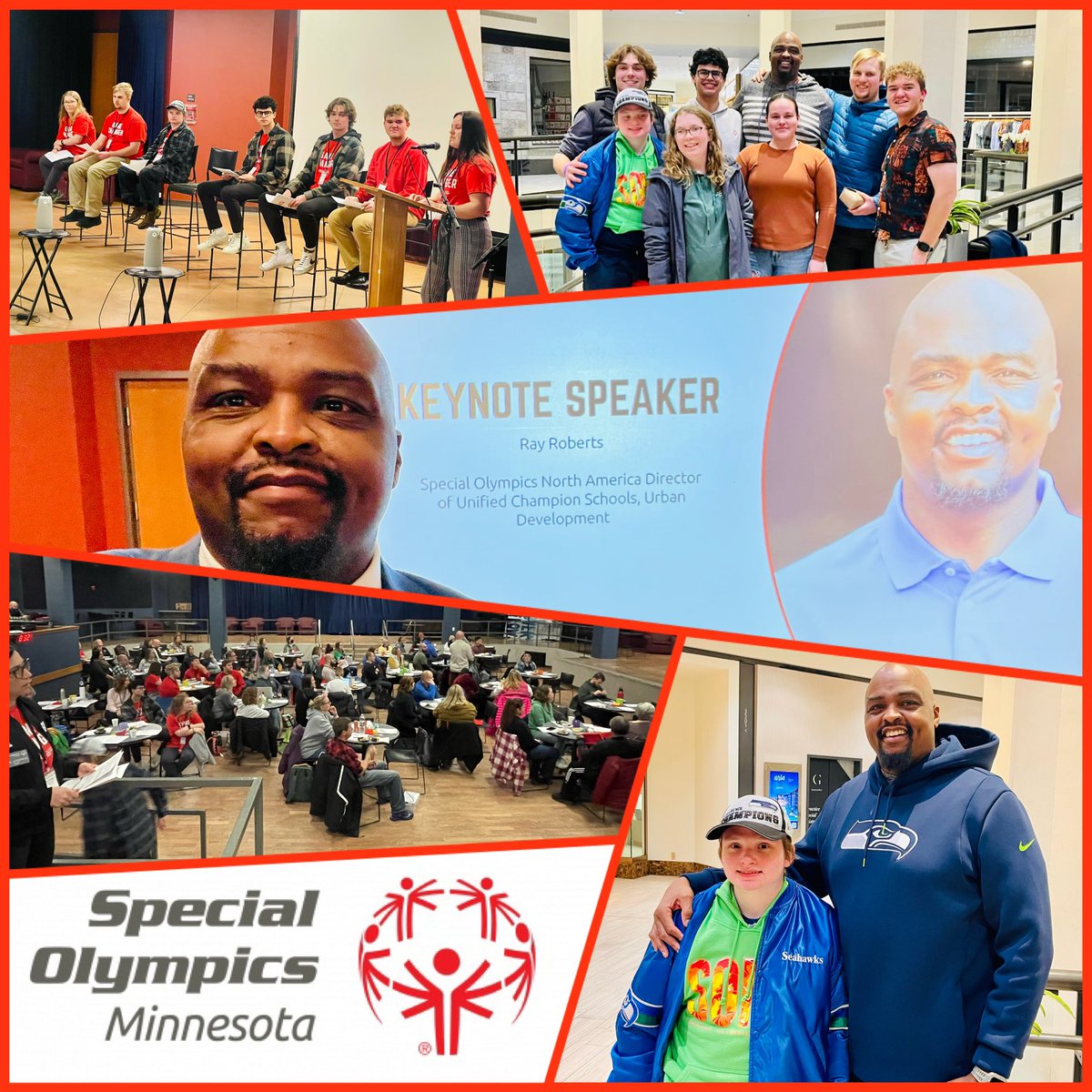 BigRayRoberts's tweet photo. #BigRaysGarageGrind “ Ya Heard! Edition” Today I was the keynote speaker for @SOMinnesota Change The Game Conference. My themes? 
1. Inclusion requires relationship. 
2. Inclusion is the tie that binds. 
@SONorthAmerica 
#Choose2Include
#GenerationUnified https://t.co/Mv5BCQddKY