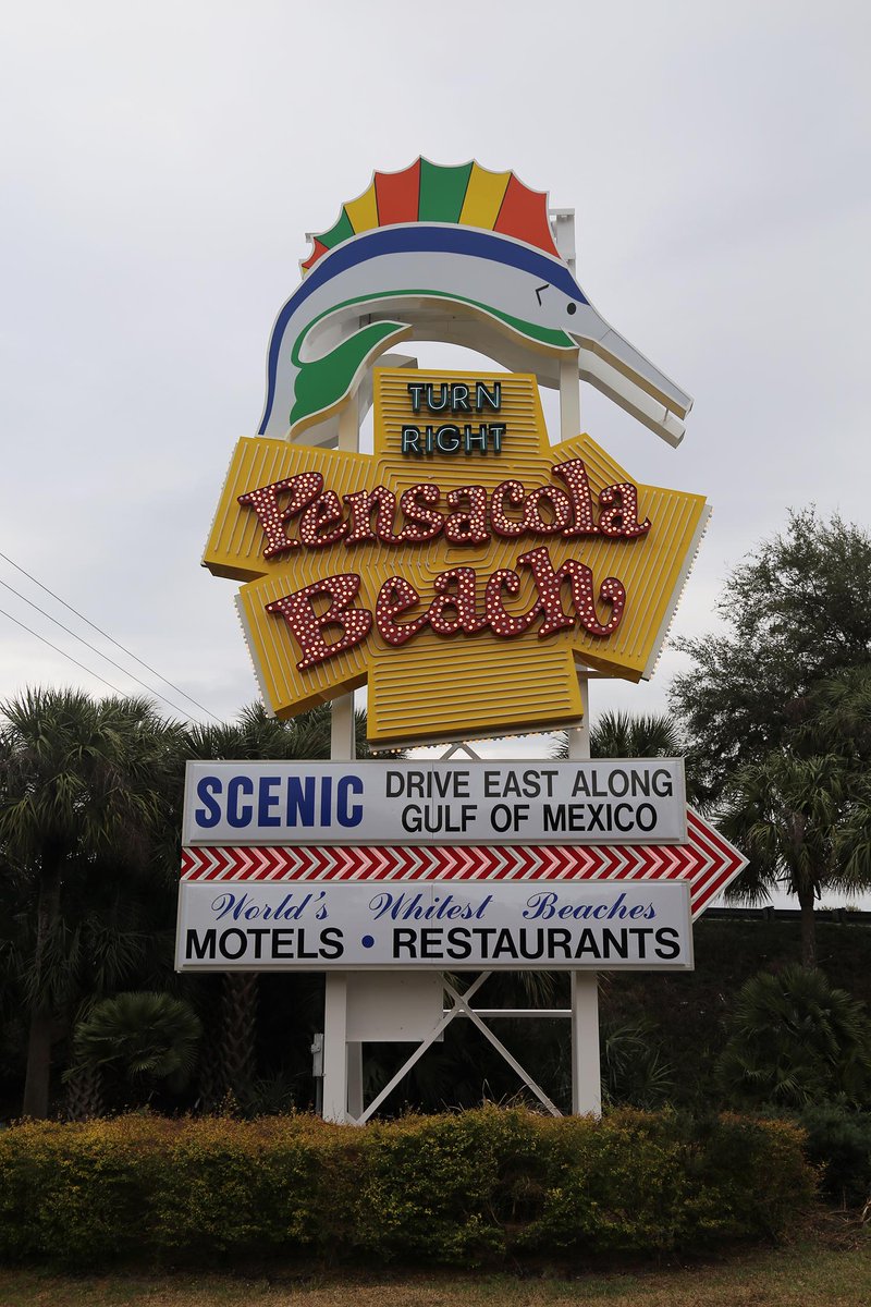 myescambia's tweet photo. 🙌 #GoodNews! Escambia County is pleased to announce the new Pensacola Beach Sailfish Sign is fully operational. Work to replace the sign began on Dec. 6, 2022. 

👉 Read more: https://t.co/UPmbHuYDyI

👏 Special thanks to Plastic Arts Sign Company for their beautiful work! https://t.co/nOTA06EiuR