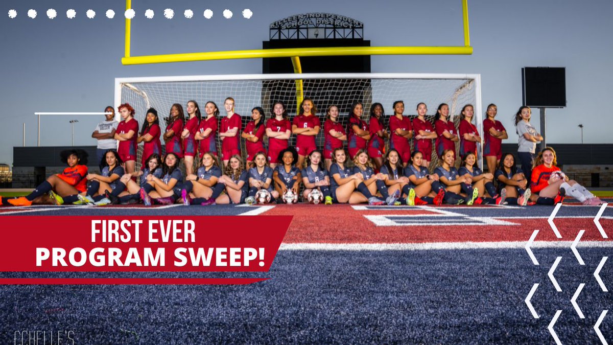 Last night both teams fought hard to earn the first EVER program sweep for the Lady Bobcat Soccer Program!