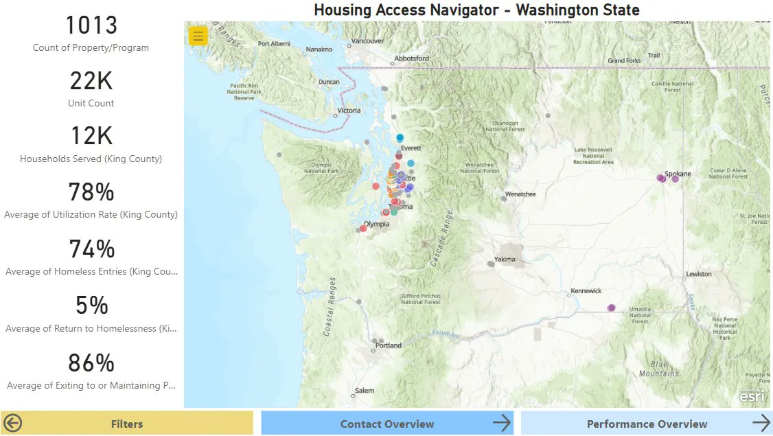 The Lunous team created a data tool to help better understand the supply of housing programs for people experiencing homelessness in WA. Contact us at dataviz@lunous.org for a demo or a conversation about how this tool might best serve your community. buff.ly/3W5zCov