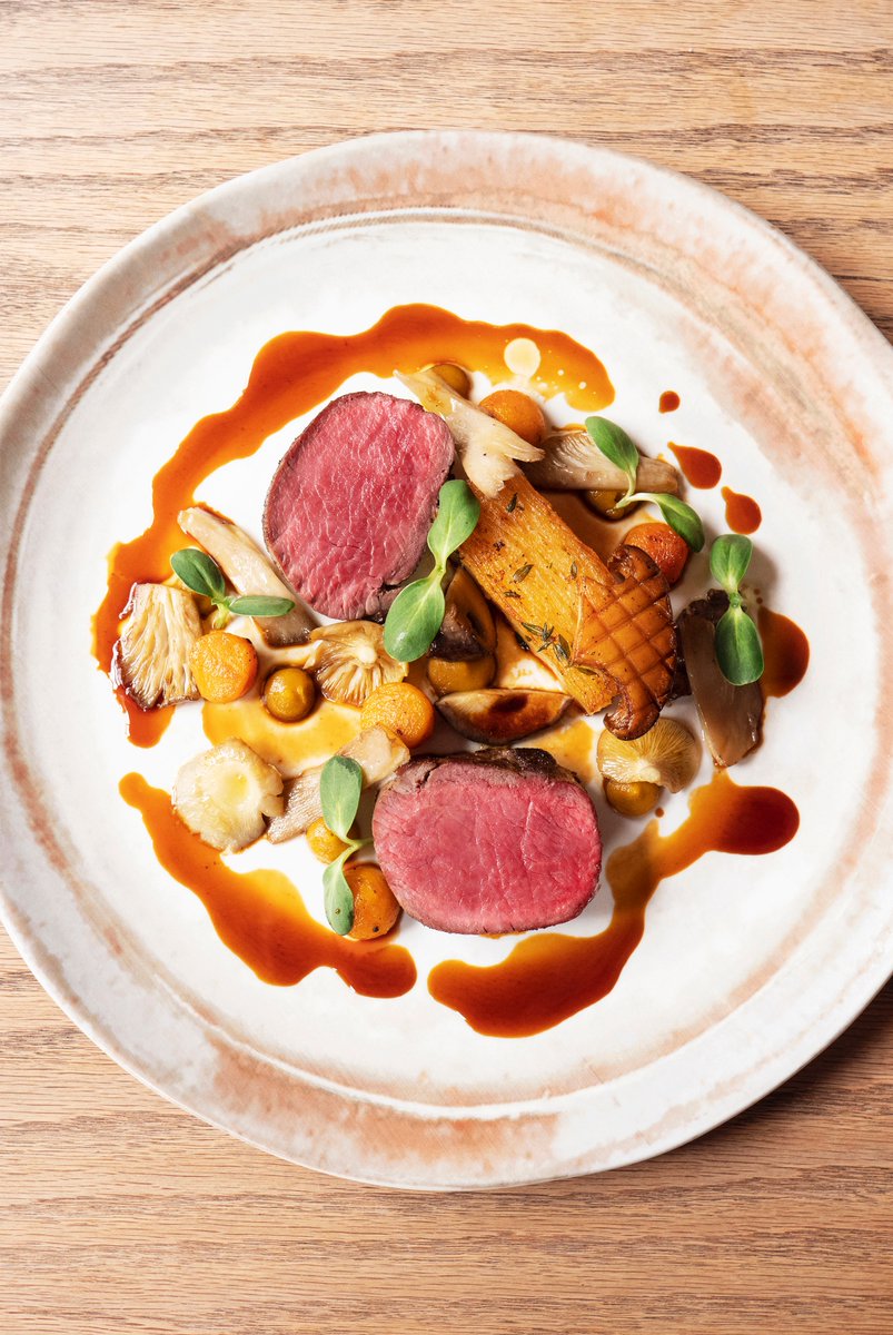JackGreenInn's tweet photo. A true taste of Devon. Loin of Venison with Butternut & Sage Puree, Boulangère Potato & Wild Mushrooms #neverdisappoints #30years #exeterindie https://t.co/YvVo2LmmGU