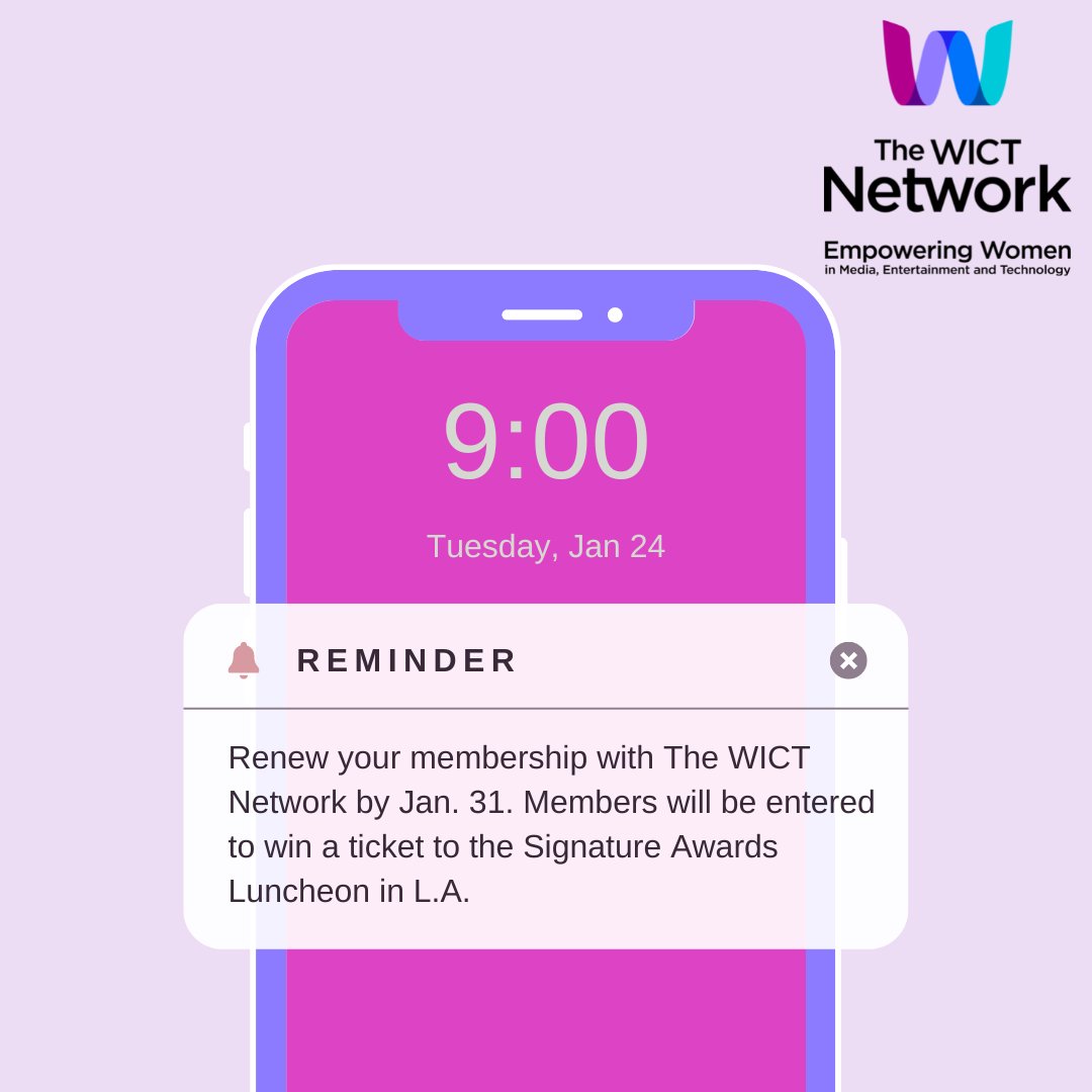 Have you renewed your membership with The WICT Network?  Renew ASAP to ensure your continued access to the most powerful B2B network in the industry and our unparalleled suite of educational. Renew here: ow.ly/9Qjx50MqeML #2023professional development