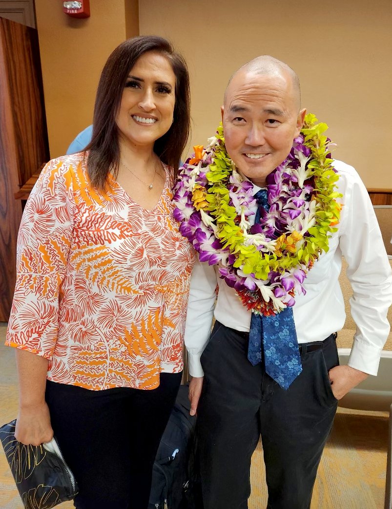 Mahalo @honolulucitycouncil and Councilmember Tommy Waters for recognizing and honoring our Vice Principal of the Year Bebi Davis and 2023 Hawai‘i State Teacher of the Year Dr. Michael Ida.