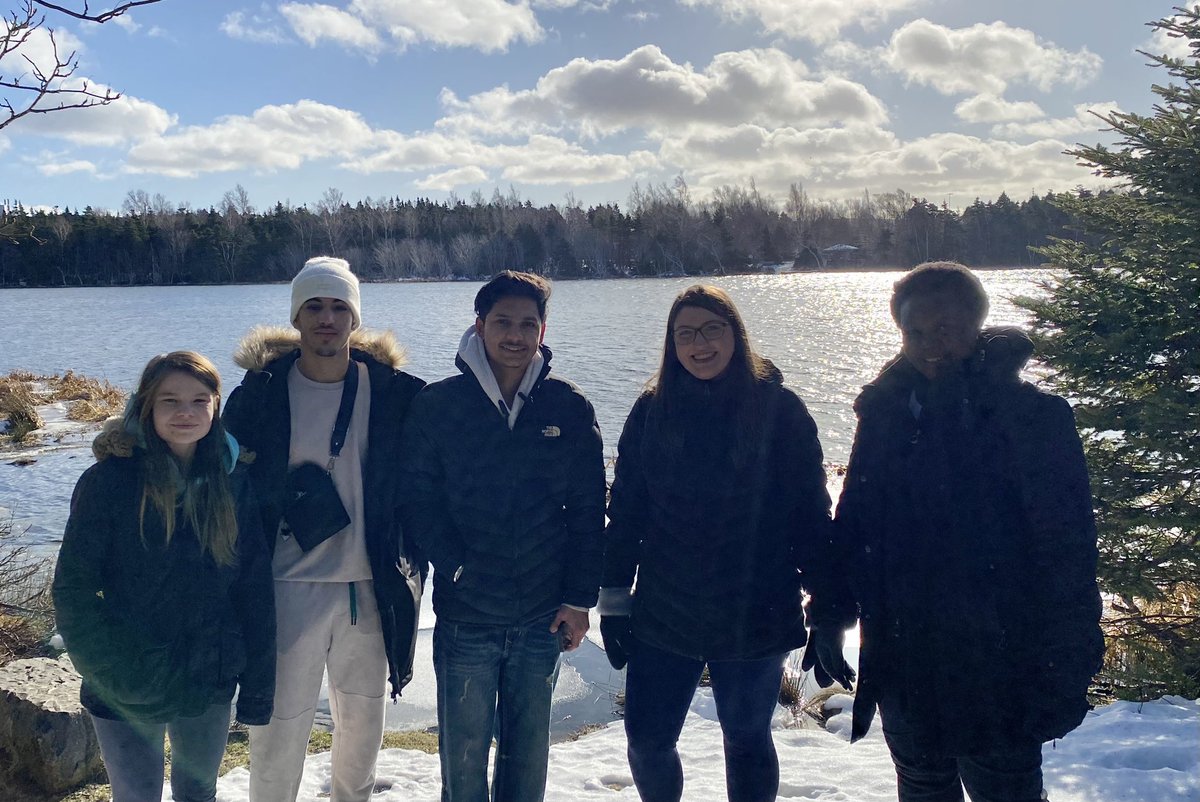 Sometimes the best learning happens outside the classroom. Happy to take my SD 1570 class outside today for #BellLetsTalkDay to work on our stress management and mental health! <a href="/CNA_News/">CNA News</a>