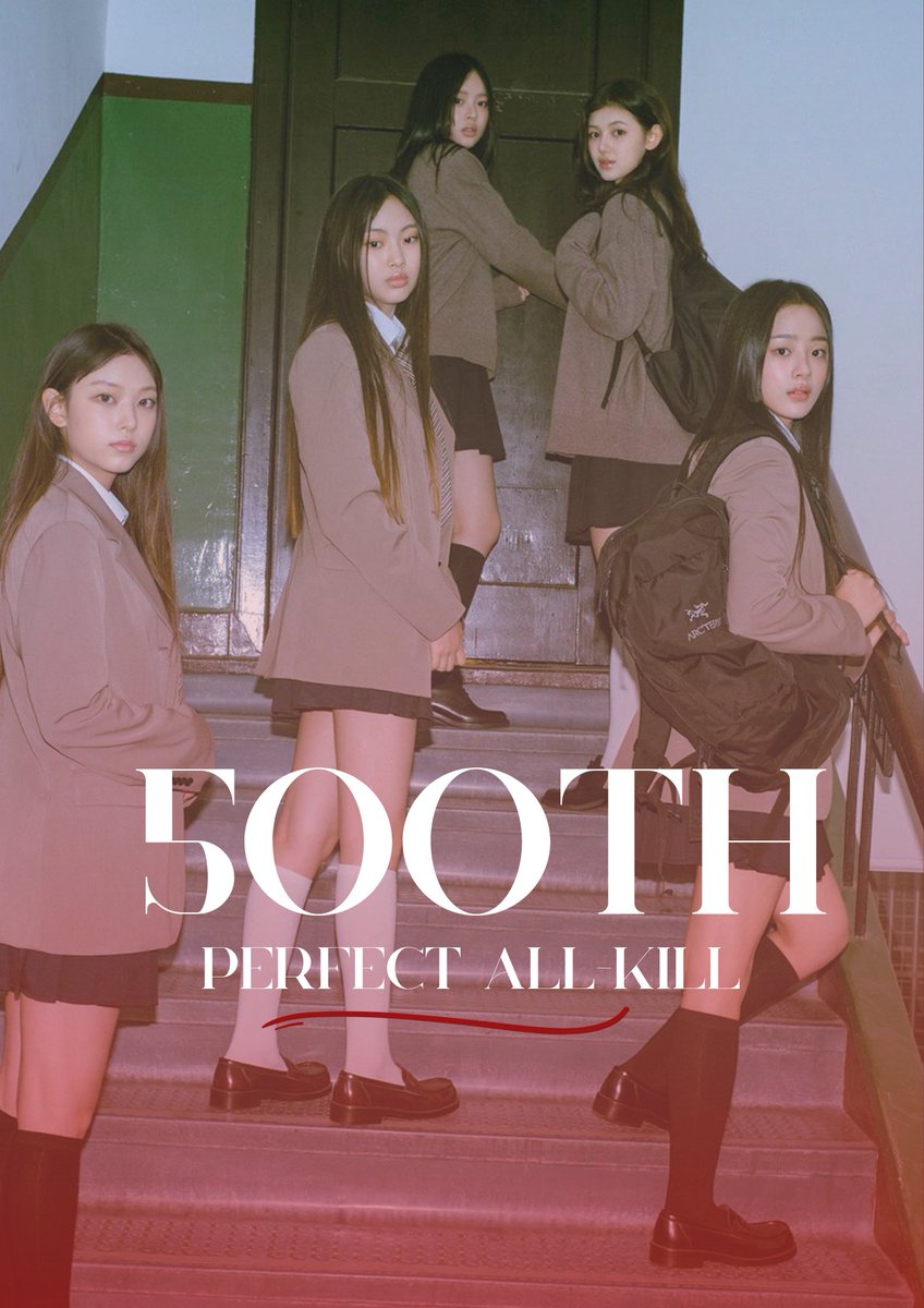 .<a href="/NewJeans_twt/">NewJeans</a> is now the first and only female act in HISTORY to reach 500 PAKs (Perfect All-Kill) with just one song!

DITTO 500TH PAK #Ditto500thPAK
#NewJeans #뉴진스 <a href="/NewJeans_ADOR/">NewJeans</a>
