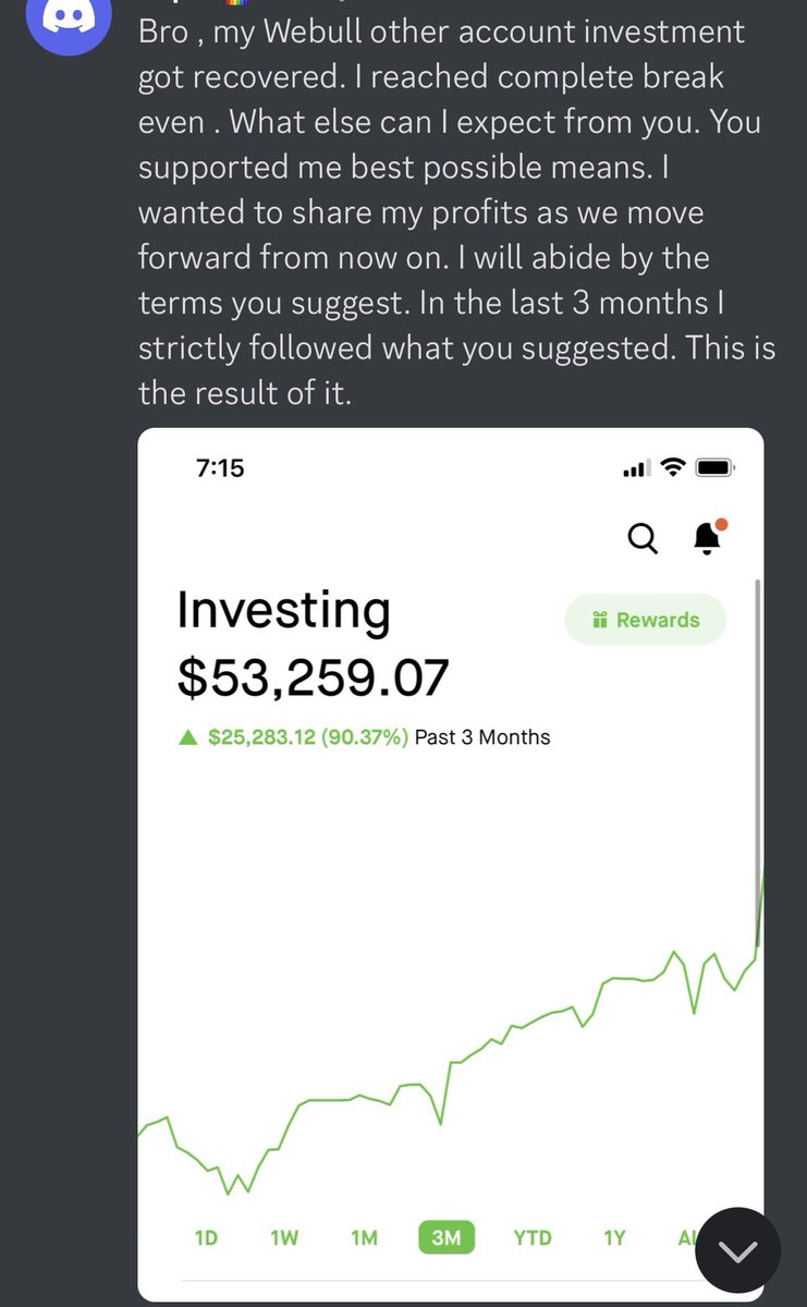 If you struggle to be successful but have the drive and desire to learn, we can help you reach your goals! One of the many recent reviews from our members. $SPY $AAPL $QQQ #investing #StocksToWatch #Daytrader #Equities 
👉discord.gg/xnhWrmA68p