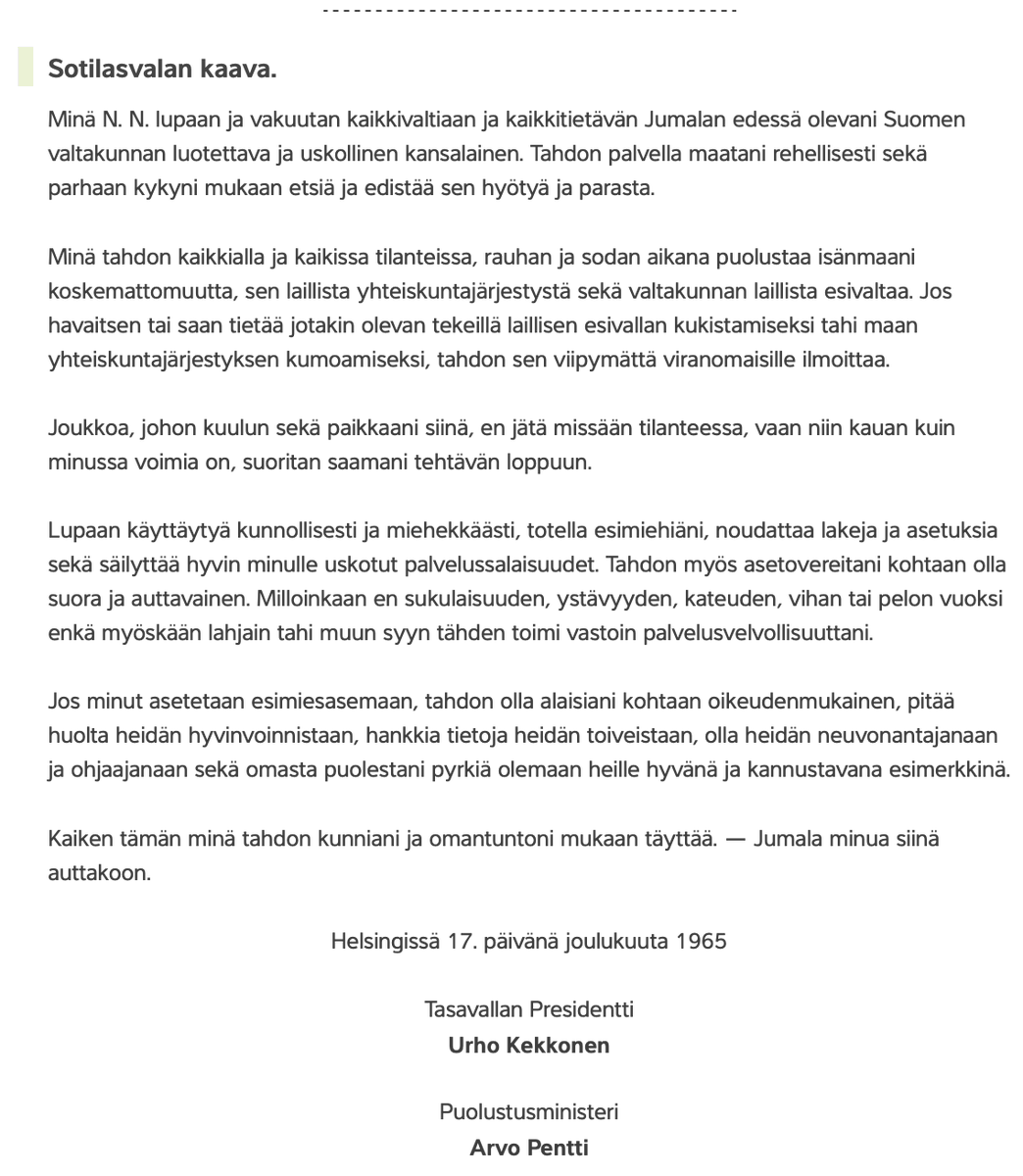 IkeNovikoff's tweet photo. 25.1.2023 Suomi ei ole vielä sodassa. Miksi @niinisto on Ukrainassa sotatamineissa? Niinistö ja eduskunta vaarantavat omalla toiminnallaan Suomen turvallisuuden toistuvasti. Suomea yllytetään sotaan valtionjohdon toimesta. Tulostakaa ja lukekaa ajatuksella sotilasvalanne. https://t.co/WQz61bq9AD