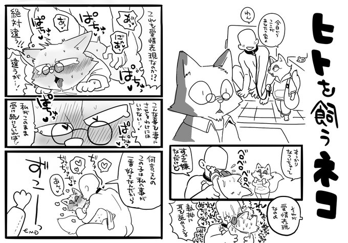 ヒト♂×🐈旦那(何これ?) 