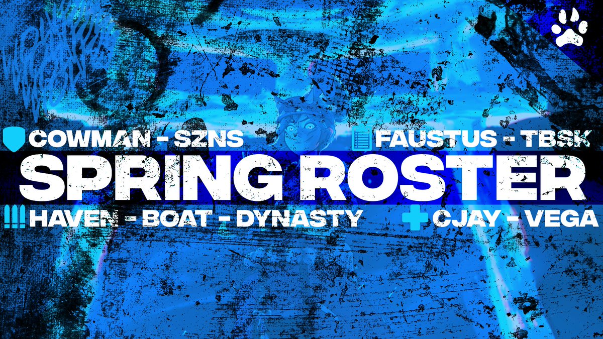 INTRODUCING THE 2023 SPRING NU OW2 ROSTER!

🛡️ <a href="/cowman711/">cowman711</a> 
🛡️ @SZNSGOD 
🔫 <a href="/Haventhedude/">ً</a> 
🔫 <a href="/Dynasty_OW/">؜</a> 
🔫 <a href="/Boat_OW/">Boat</a> 
💉 <a href="/VegaOverwatch/">Vega</a> 
💉 <a href="/cjayow/">cjay</a> 
📋 <a href="/Faustus/">Faustus</a> 

#STACKED #BACKTHEPACK