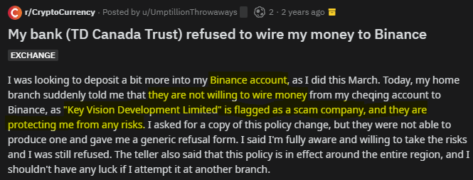 ParrotCapital's tweet photo. In case you need more evidence that #SignatureBankNY COMPLETELY LOOKED THE OTHER WAY regarding #Binance / #KeyVisionDevelopment bank fraud, take a look at how a real bank like @TD_Canada stopped fraud, instead of enabling it like $SBNY:
https://t.co/RwMcx1FhWh https://t.co/PqOrGLzQV4