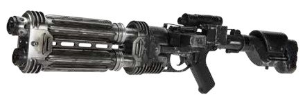 He’s cleaning his rifle quietly in his quarters. A brand new EE-22