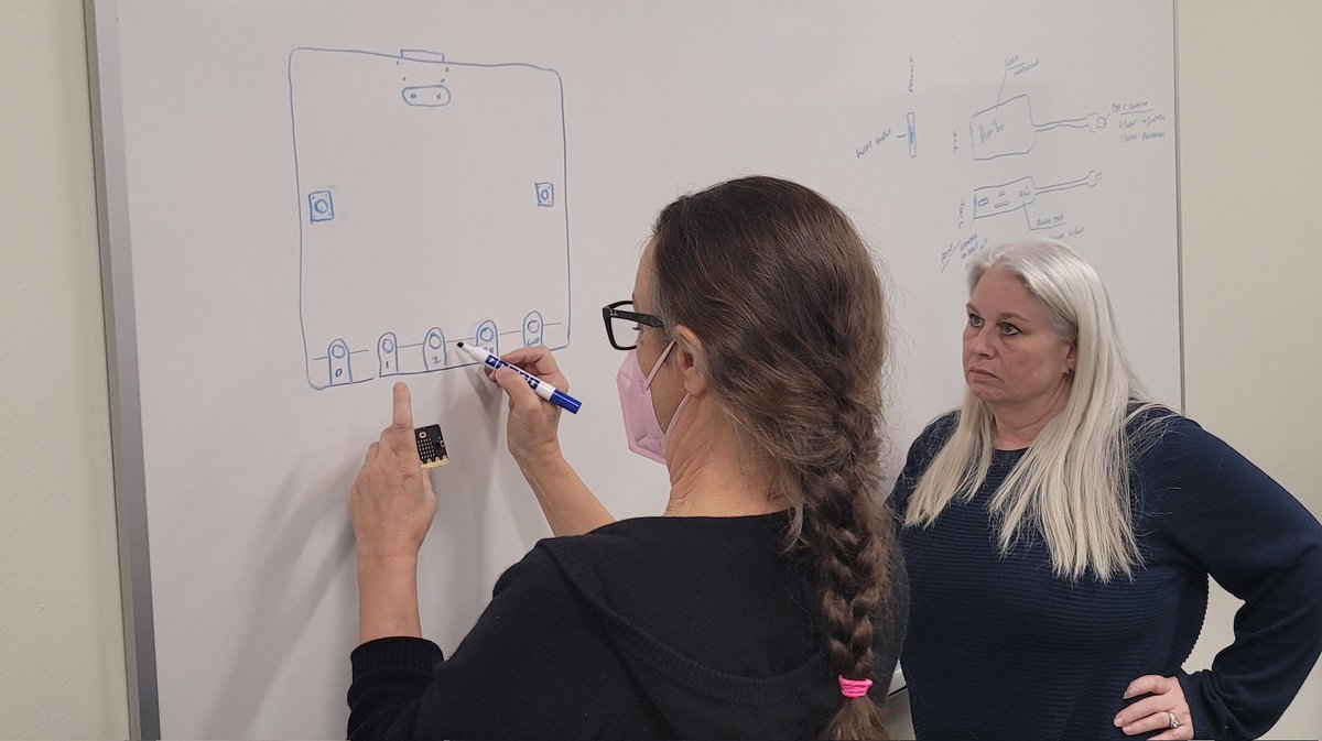 doctorstem's tweet image. A fun day of learning strategies to integrate Thinking Routines to support student agency in #PhysicalComputing with @microbit_edu From Parts, Purpose, Complexities to Input, Process, Output it was a fun day with @thegrene #EWIG #WinterOfCS #BetterTogether