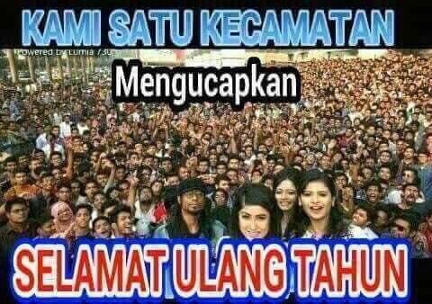 jepa slamat ulang tahun, samawa yh smoga husnul hotimah @aastronott