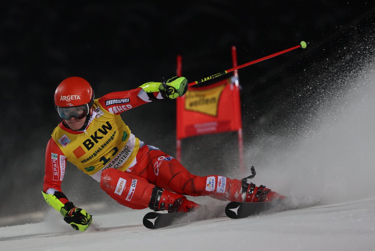 Bib 13, finished 13th at The Nightrace GS
Filip Zubčić showed some great skiing 🔥 (the best time at the last part of the 1st run and 8th best 2nd run time)