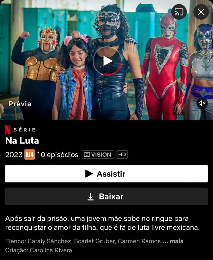 Portal da Luta Livre on X: Estreou hoje na Netflix a série mexicana Na Luta  (Against the Ropes). Destaque para o protagonismo 100% feminino, algo que  só vimos em GLOW entre as