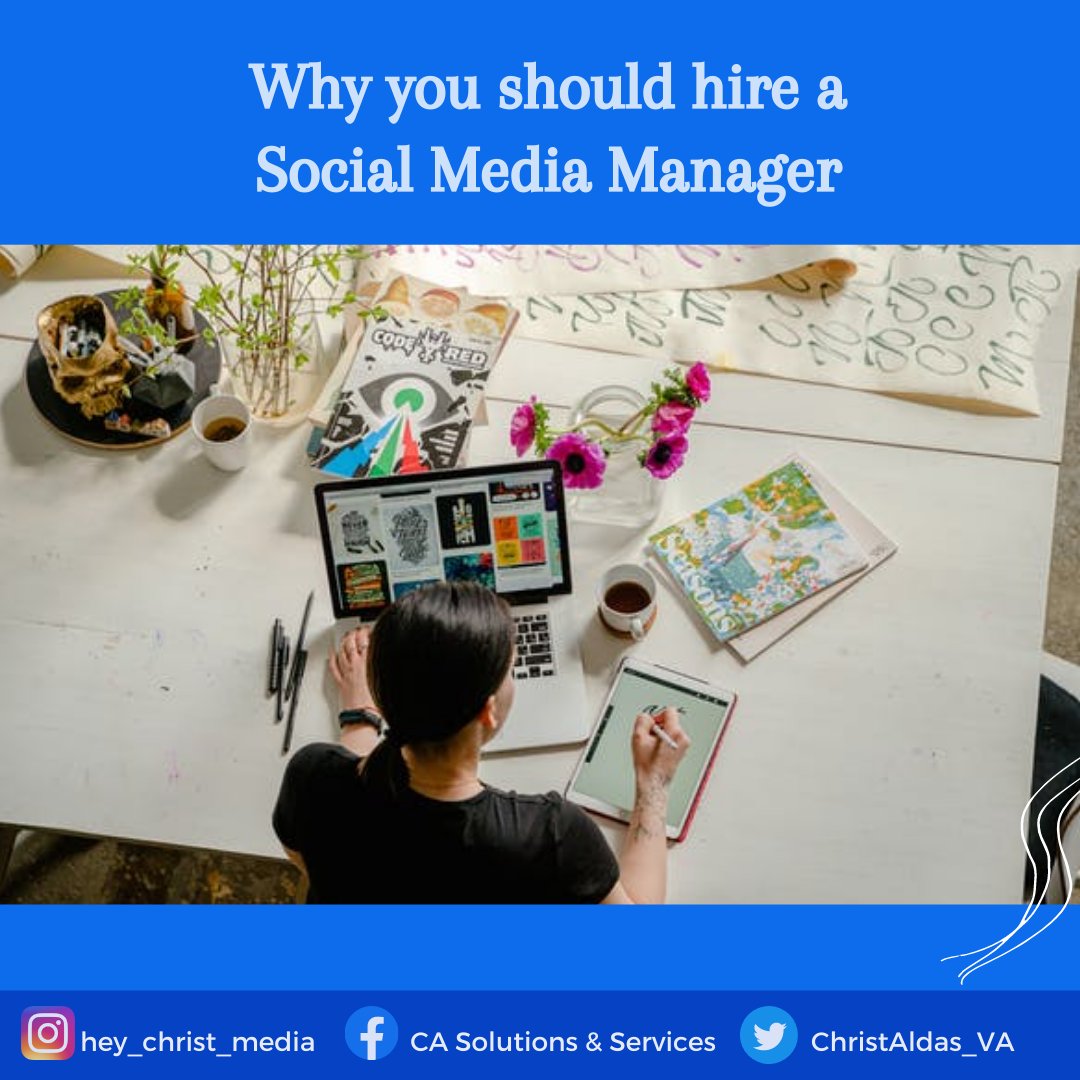 Need help managing your social media? A social media manager can help you increase reach, engagement and grow your brand. 💡
 #HireASocialMediaManager 📱 #socialmediamanager    
#socialmedia #socialmediamanagement  
#freelancersocialmedia #socialmediahelp 
#socialmediastrategist