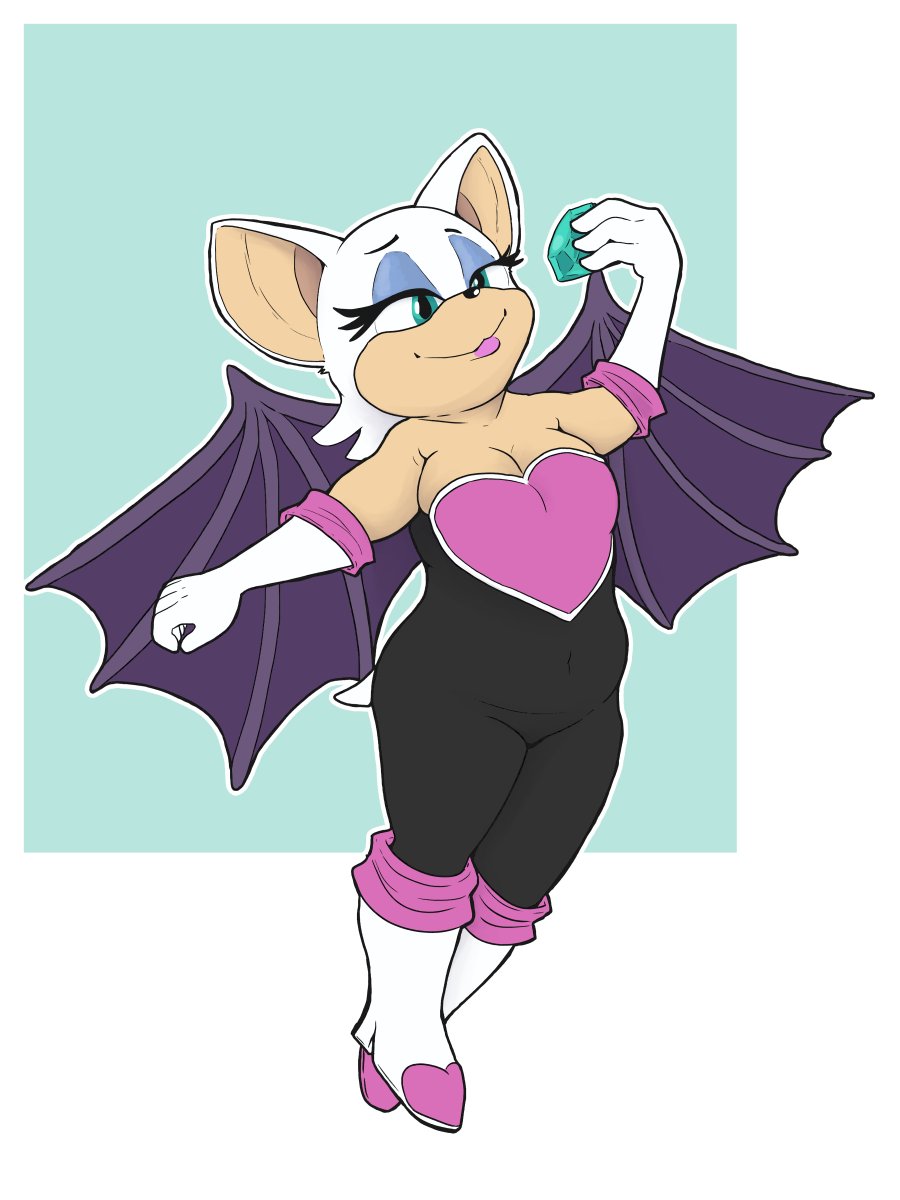 orchidbark's tweet photo. Shinie (March 2021) #furry #rougethebat https://t.co/9A1fWj0hrd