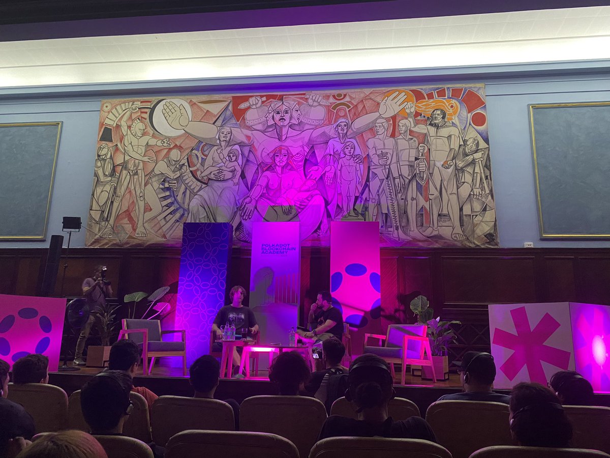 meryfiorentini_'s tweet image. 🎧 Escuchando a @rphmeier , co-founder de #Polkadot , en la #PolkadotBlockchainAcademy