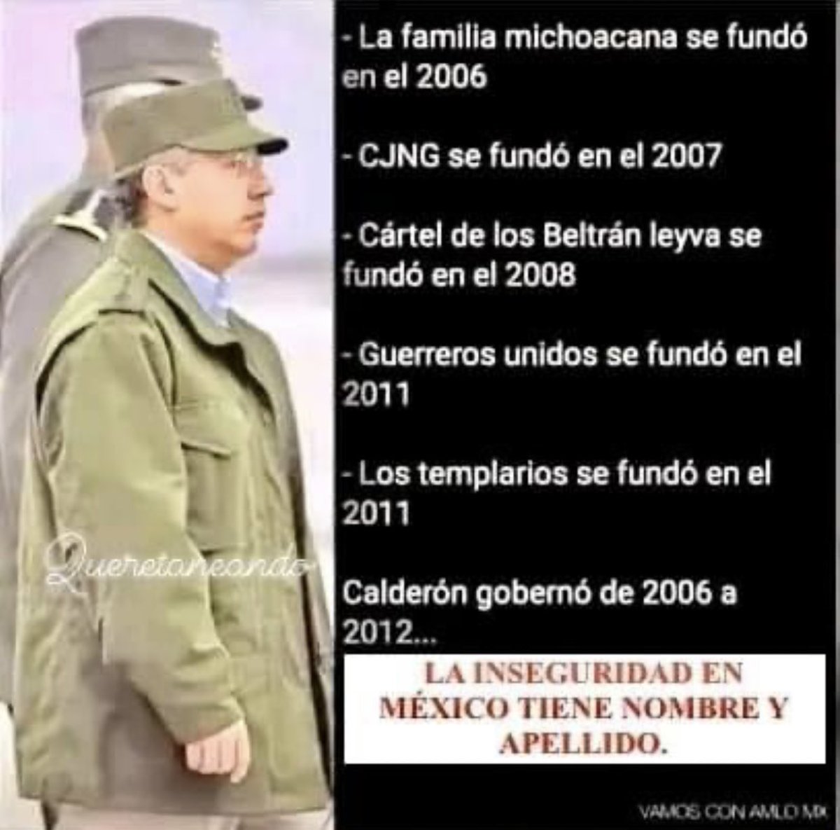 chioreya's tweet photo. En Mexico la inseguridad tiene nombre y apellido …..,, https://t.co/VXtuvVPpLT
