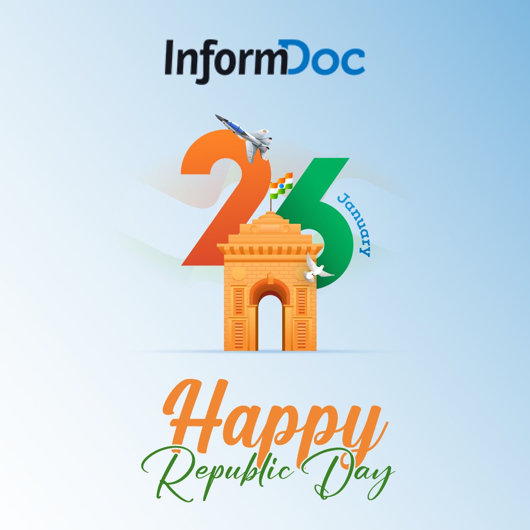 InformDoc's tweet image. Wishing a very Happy Republic Day to you. May the colors of patriotism fill our hearts with respect and love for our country.

#republicday #india #republicdayindia #happyrepublicday #indian #bharath #vandemataram #informdoc #Gandhi #Nehru #rabindranathtagore #indianlove