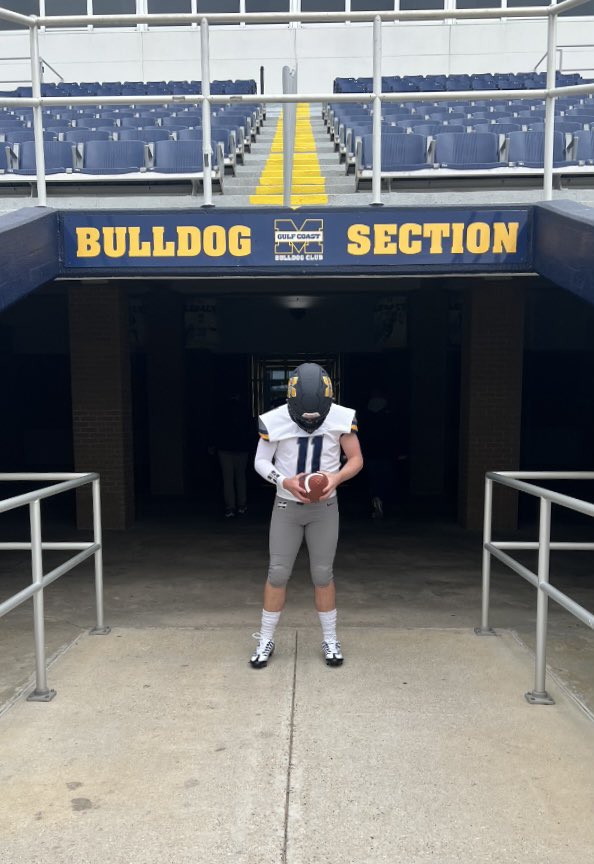 JackWright_23's tweet photo. Thanks @CoachWrightPerk and @MGCCC_FOOTBALL for the visit! Had a great time! Facilities are top notch! https://t.co/dkcNddmPXX