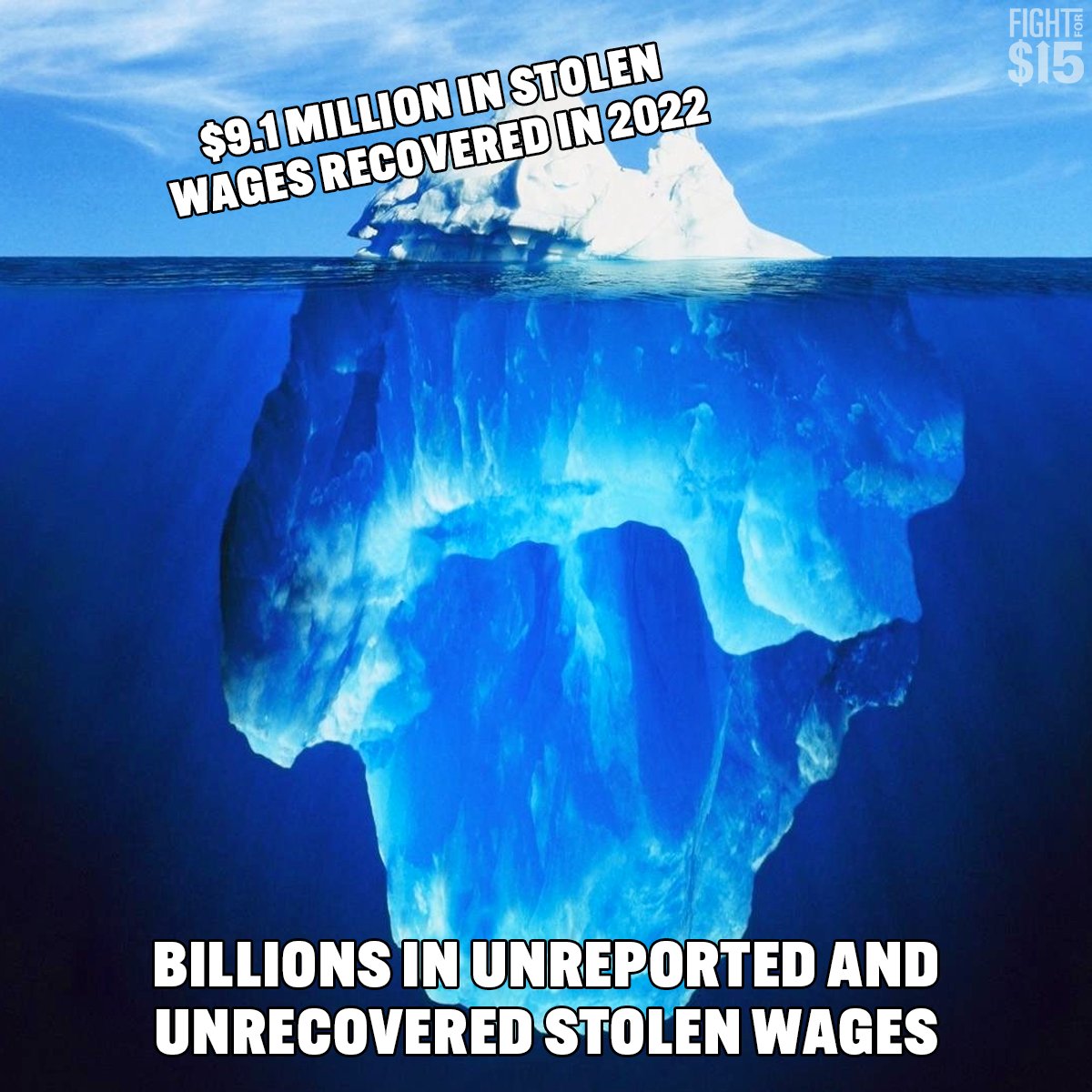 Wage theft is an epidemic in the fast food industry. The best way to fight back is a union! #UnionsForAll