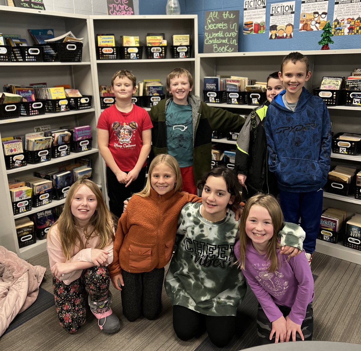 I am extremely proud of these eight spelling bee participants🐝 they did a fantastic job representing 4th grade today at the school spelling bee #wcsflight <a href="/MrsWachholder/">Melani Wachholder</a> <a href="/Reed_Reads009/">Alexa Reed</a>